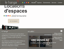 Tablet Screenshot of lehangar.eu